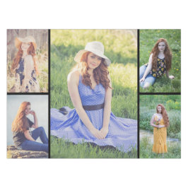 Creëer Uw eigen 5 Fotocollage Tafelkleed