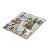 Creëer Uw eigen 5 Fotocollage Tegeltje (Zijkant)