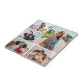 Creëer Uw eigen 5 Fotocollage Tegeltje (Zijkant)