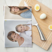 Creëer Uw eigen 5 Fotocollage Theedoek (Quarter Fold)
