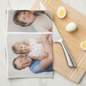Creëer Uw eigen 5 Fotocollage Theedoek (Quarter Fold)