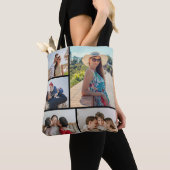 Creëer Uw eigen 5 Fotocollage Tote Bag (Dichtbij)