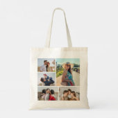 Creëer Uw eigen 5 Fotocollage Tote Bag (Achterkant)