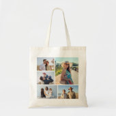 Creëer Uw eigen 5 Fotocollage Tote Bag (Voorkant)