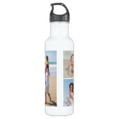 Creëer Uw eigen 5 Fotocollage Waterfles (Achterkant)