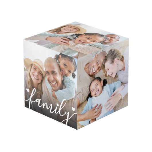 Creëer uw eigen 5-kant Afbeelding familiefoto's Kubus (Voorkant hoekig)