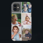 Creëer Uw eigen 5 Photo Collage Chalkboard Case-Mate iPhone Case<br><div class="desc">Moderne iPhone-fotocase,  aangepast met 5 afbeeldingen.</div>