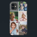 Creëer Uw eigen 5 Photo Collage Chalkboard Case-Mate iPhone Case<br><div class="desc">Moderne iPhone-fotocase,  aangepast met 5 afbeeldingen.</div>
