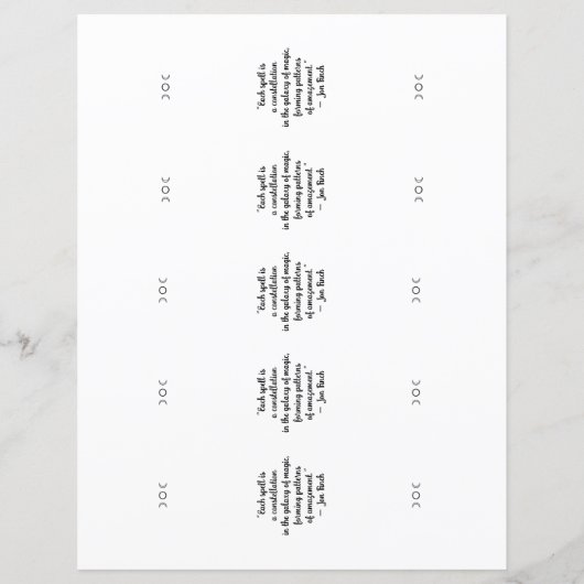 Creëer Uw eigen 5 prachtige bloemige Bladwijzer (Achterkant)