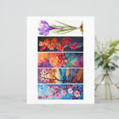 Creëer Uw eigen 5 prachtige bloemige Bladwijzer (Staand voorkant)