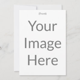 Creëer uw eigen 5" x 7" Matte voor- en achterkant Kaart