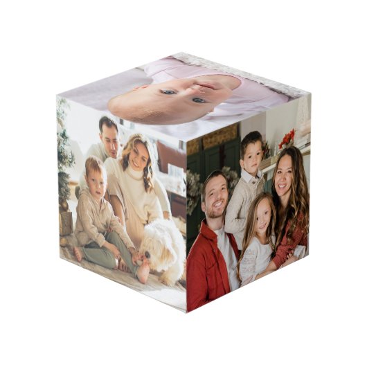 Creëer Uw eigen 5-zijdige foto kubus online (Achter hoekig)