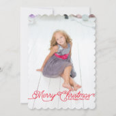 Creëer uw eigen 5x7 foto kerst Kaart (Voorkant)