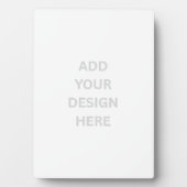 Creëer Uw Eigen 5''x7'' UV-bestendige Ezel Plaque Fotoplaat (voorkant)