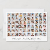 Creëer Uw eigen 60 fotocollage Uw groet toevoegen Kaart (Voorkant)