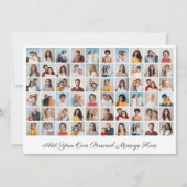 Creëer Uw eigen 60 fotocollage Uw groet toevoegen Kaart (Voorkant)