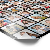 Creëer uw eigen 63 foto collage fotovergroting afdruk (Hoek)