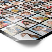 Creëer uw eigen 63 foto collage fotovergroting foto afdruk (Hoek)