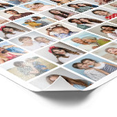 Creëer uw eigen 63 foto collage fotovergroting foto afdruk (Hoek)