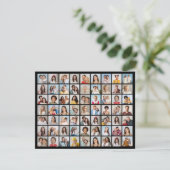 Creëer Uw Eigen 63 Foto Collage Groet Kaart (Staand voorkant)