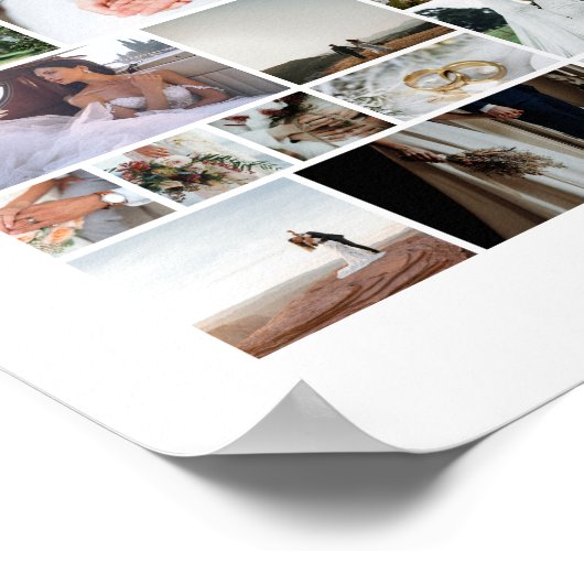 Creëer uw eigen 66 fotocollage poster (Hoek)