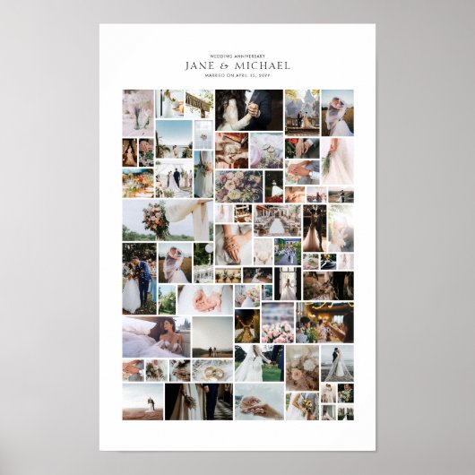 Creëer uw eigen 66 fotocollage poster (Voorkant)