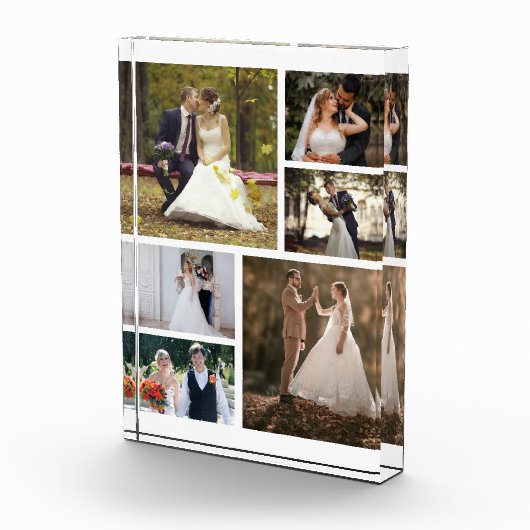Creëer Uw eigen 6 foto bruiloft collage (Rechts)