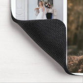 Creëer Uw eigen 6 foto bruiloft collage Muismat (Hoek)