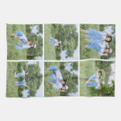 Creëer Uw Eigen 6 Foto Collage Keuken Handdoeken (Horizontaal)