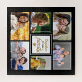 Creëer Uw eigen 6-fotocollage - citaat zwart Legpuzzel (Horizontaal)