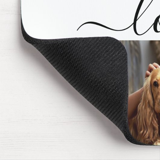 Creëer Uw Eigen 6 Fotocollage Custom Muismat (Hoek)