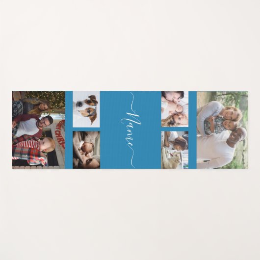 Creëer uw eigen 6 Fotocollage en noem Yoga Mat (Voorkant (horizontaal))