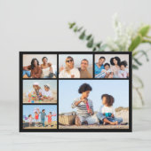 Creëer Uw Eigen 6 Fotocollage Groet Kaart (Staand voorkant)