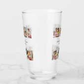 Creëer Uw eigen 6 Fotocollage Voeg uw groet toe Glas (Rechts)