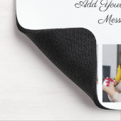 Creëer Uw eigen 6 Fotocollage Voeg uw groet toe Muismat (Hoek)