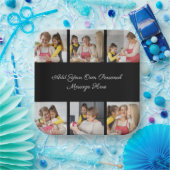 Creëer Uw eigen 6 Fotocollage Voeg uw groet toe Papieren Bordje (Feest)