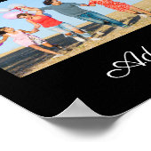 Creëer Uw eigen 6 Fotocollage Voeg uw groet toe Poster (Hoek)