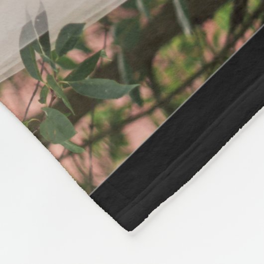 Creëer Uw Eigen 6 Fotocollage Zwart Fleece Deken (Hoek)