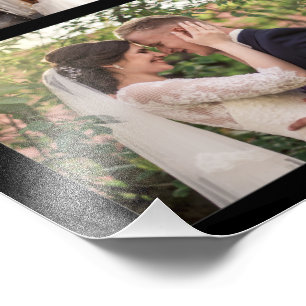 Creëer Uw Eigen 6 Fotocollage Zwart Foto Afdruk