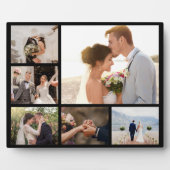 Creëer Uw Eigen 6 Fotocollage Zwart Fotoplaat (Voorkant)