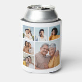 Creëer Uw eigen 6 Kleur voor fotocollage Editable Blikjeskoeler (Blikje Achterkant)