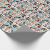 Creëer Uw eigen 6 Kleur voor fotocollage Editable Cadeaupapier (Hoek)