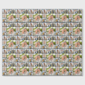 Creëer Uw eigen 6 Kleur voor fotocollage Editable Cadeaupapier (Vlak)