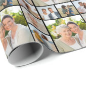 Creëer Uw eigen 6 Kleur voor fotocollage Editable Cadeaupapier (Rol Hoek)