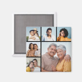 Creëer Uw eigen 6 Kleur voor fotocollage Editable Magneet (Voorkant / Achterkant)