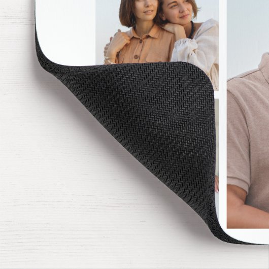 Creëer Uw eigen 6 Kleur voor fotocollage Editable Muismat (Hoek)