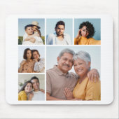 Creëer Uw eigen 6 Kleur voor fotocollage Editable Muismat (Voorkant)