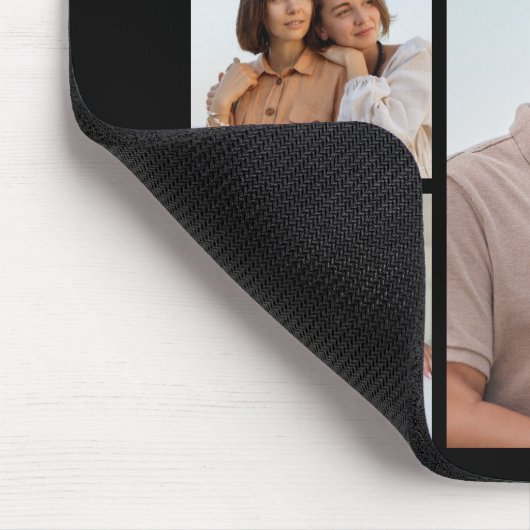 Creëer Uw eigen 6 Kleur voor fotocollage Editable Muismat (Hoek)