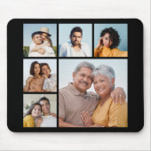 Creëer Uw eigen 6 Kleur voor fotocollage Editable Muismat (Voorkant)