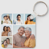 Creëer Uw eigen 6 Kleur voor fotocollage Editable Sleutelhanger (Achterkant)